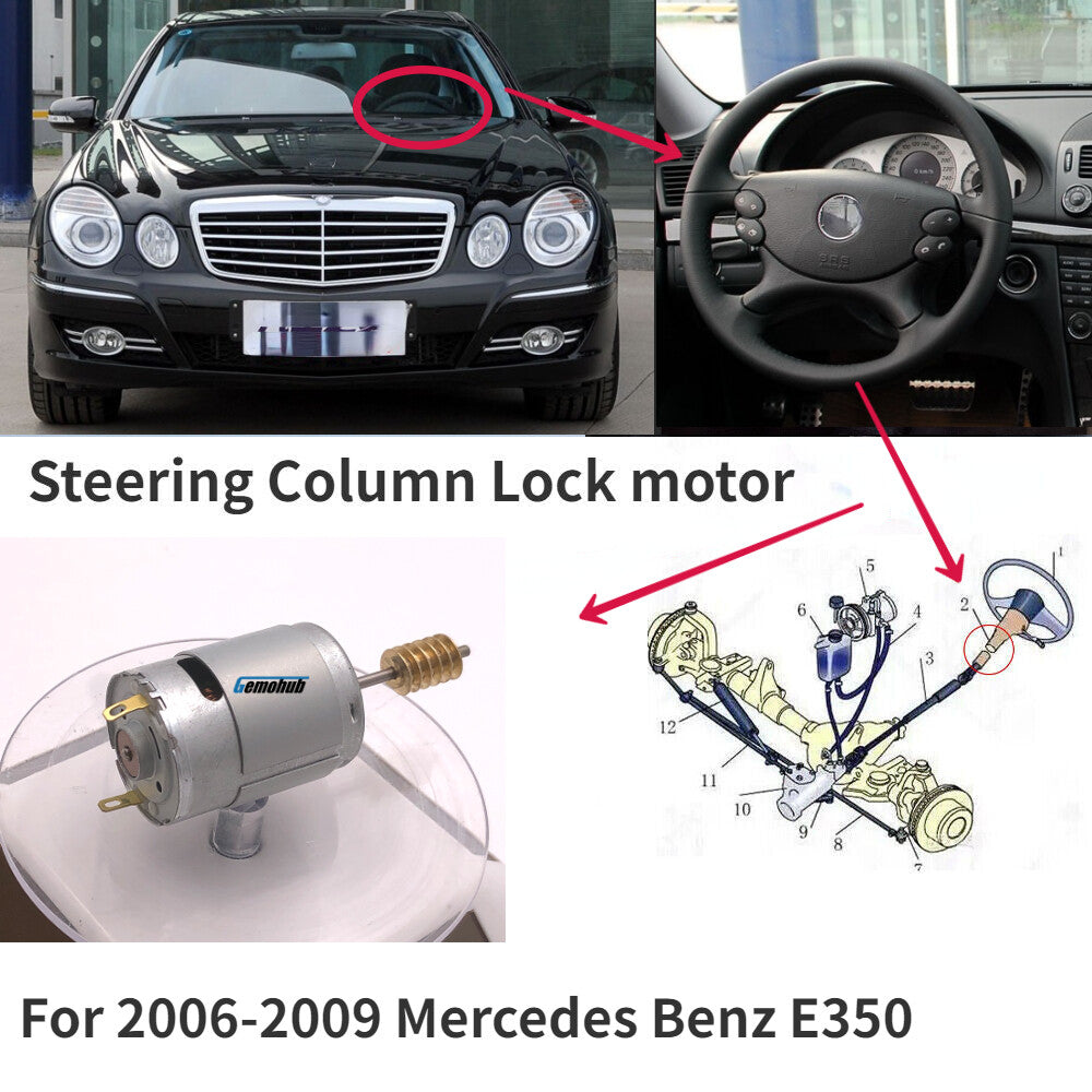 For 2002-2009 for Mercedes-Benz E-Class E320 E350 E500 Steering Lock Actuator motor