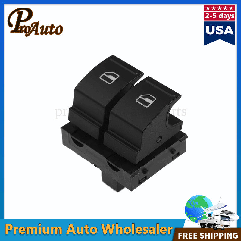 1K3959857 Power Window Switch Front Left for VW for Golf GTI EOS R32 Rabbit 2 Door