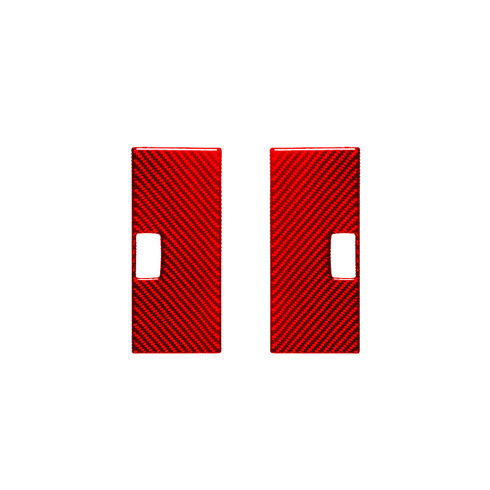 Red Door Storage Box Panel Trim Cover Carbon Fiber for Toyota Tundra 2007-2013