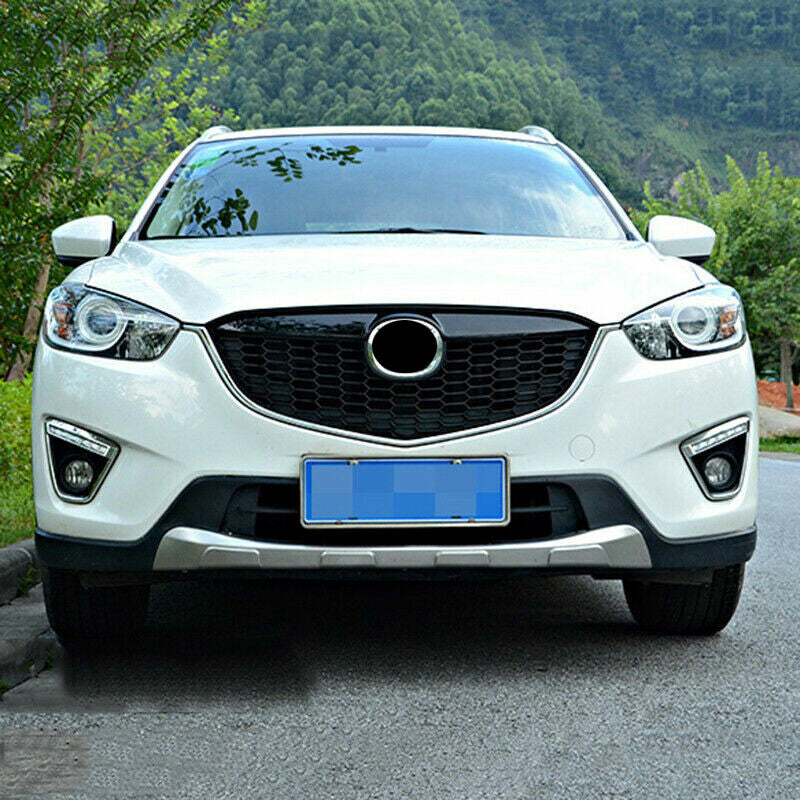 for Mazda CX-5 2012-16 Silver Titanium FrontRear Bumper Skid Protector Guard 2x