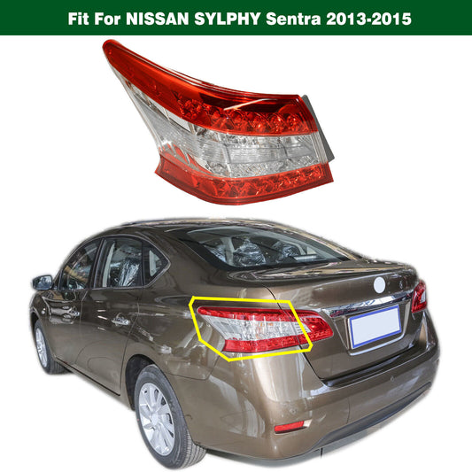 Left outer taillight LED rear window light suitable for NISSAN SYLPHY Sentra 2013 - 2015