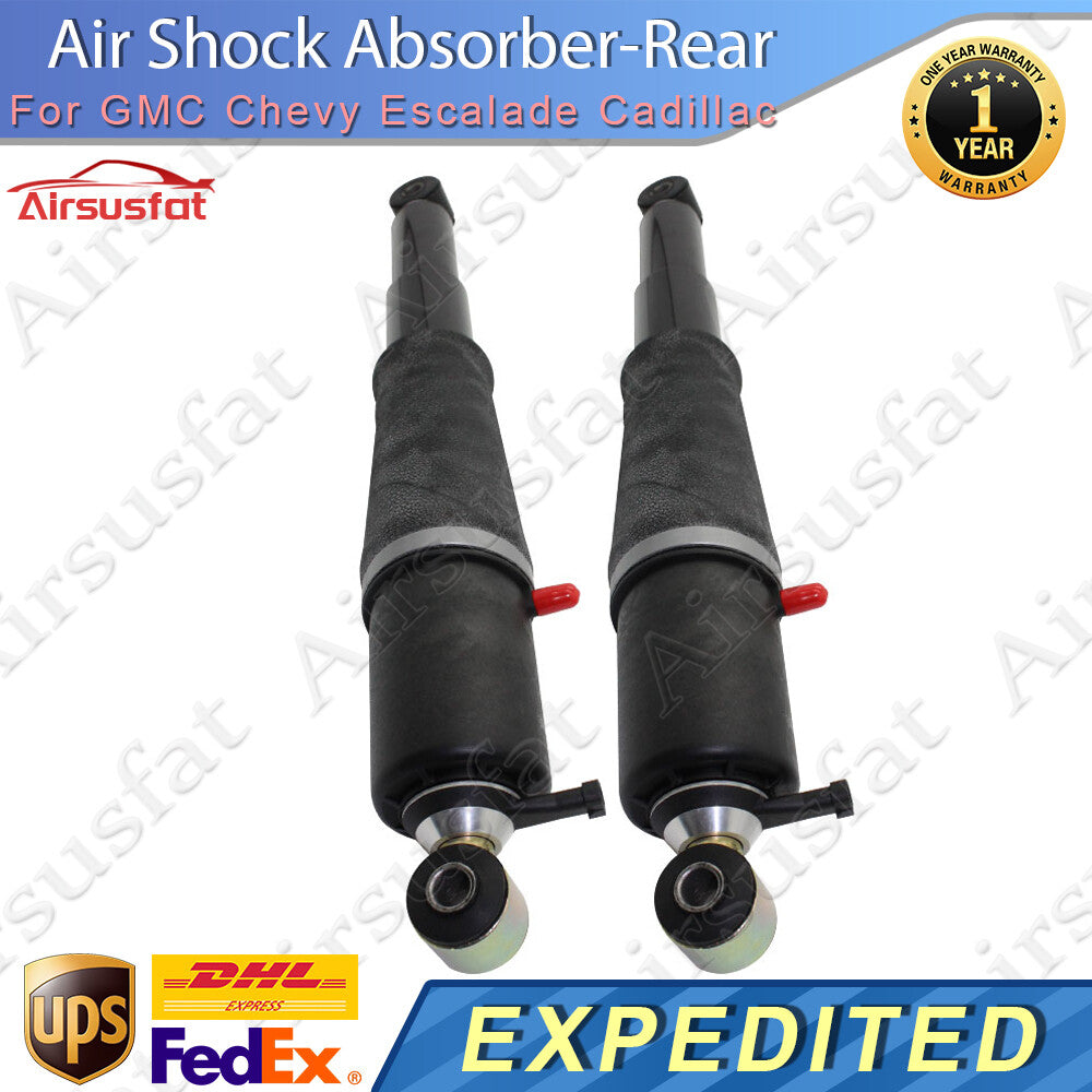 2Pcs Rear Air Suspension Strut Shocks Fit for GMC for Chevy for Escalade for Cadillac 2000-2014