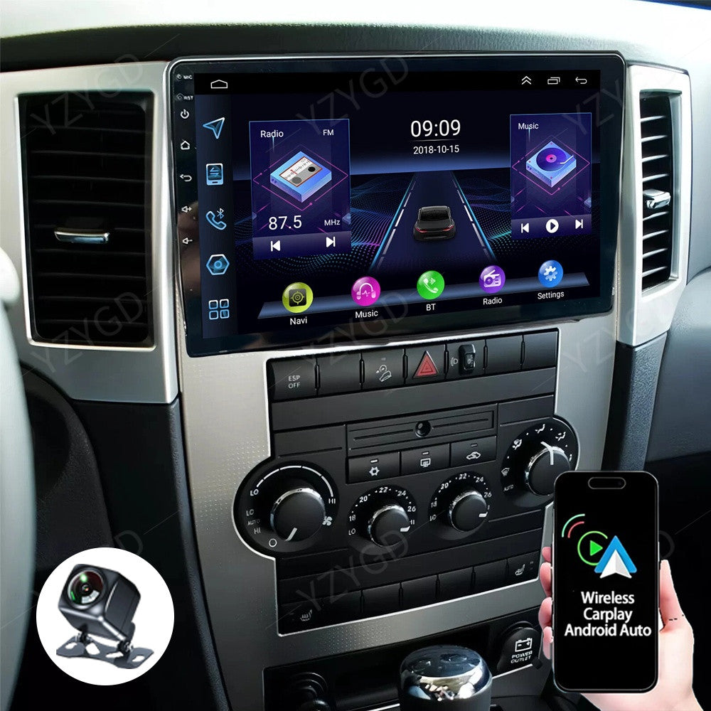 for Jeep for Grand Cherokee 2005-2011 Stereo Apple Carplay Car Radio Screen GPS Navi