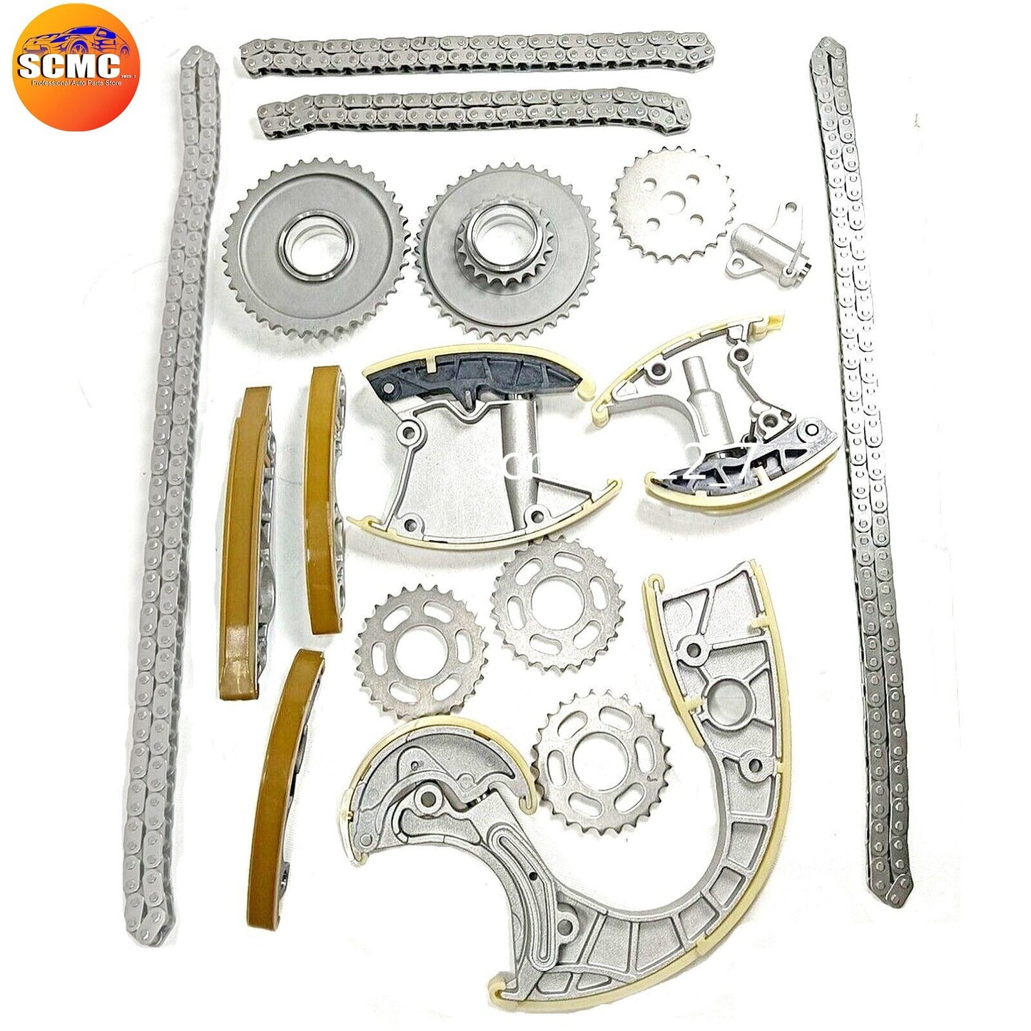 Timing Chain Tensioner Sprocket Kit for VW Touareg for AUDI A4 A6 Q7 BMK BKN ASB BUN