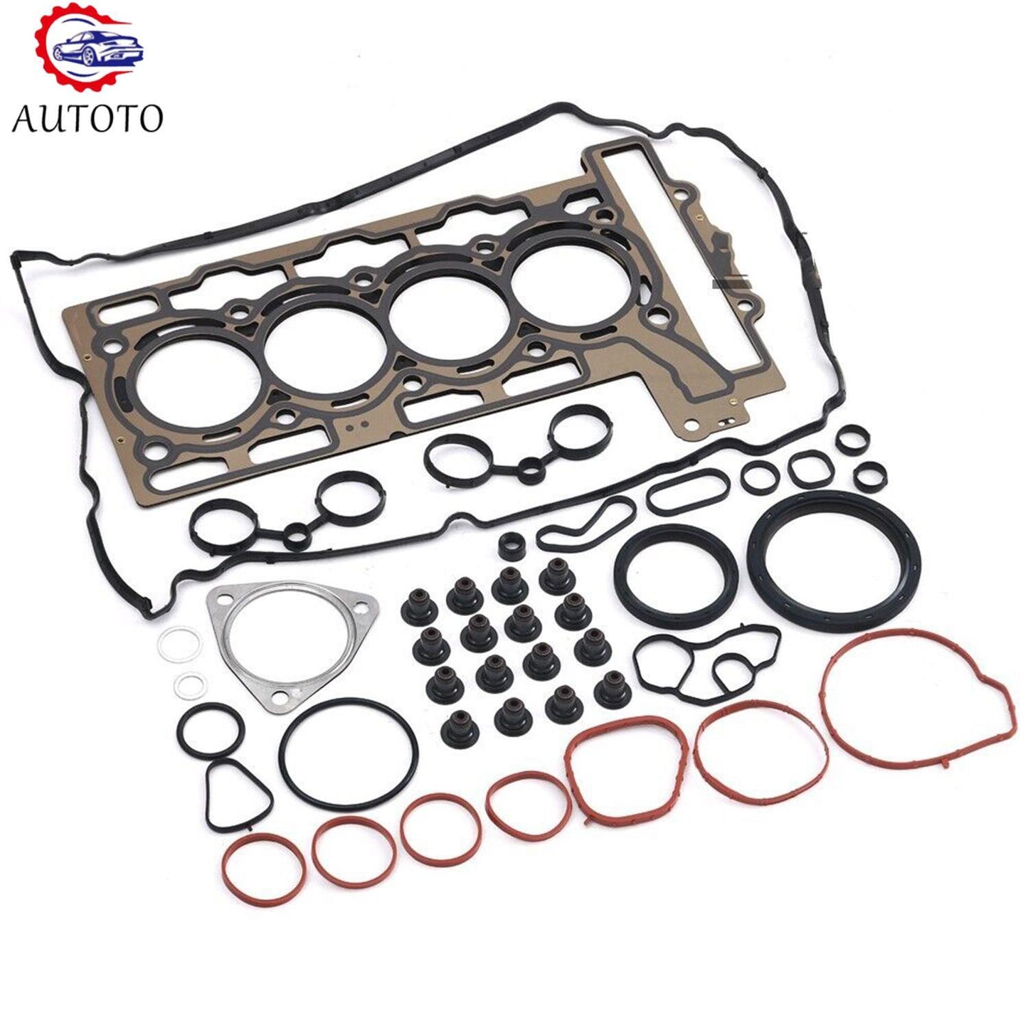 N14B16 Engine Overhaul Gaskets Seals Kit Fits for Mini Cooper S JCW R55 R56 R57