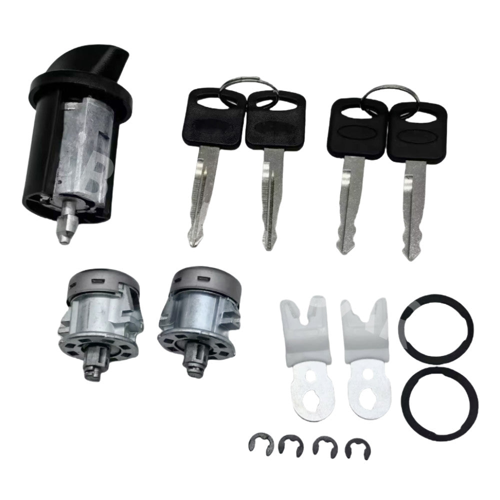 Car Ignition Door Lock Cylinder W/4 Keys 1F2009012A Fit for Ford F150 1997-2003