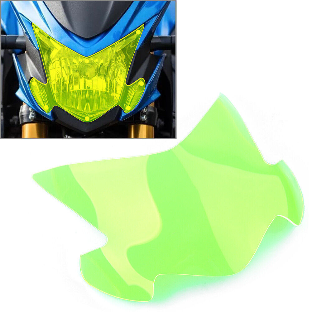 Front Headlight Guard Shield Screen Lens Cover for SUZUKI GSX-S750 2015-21 Green