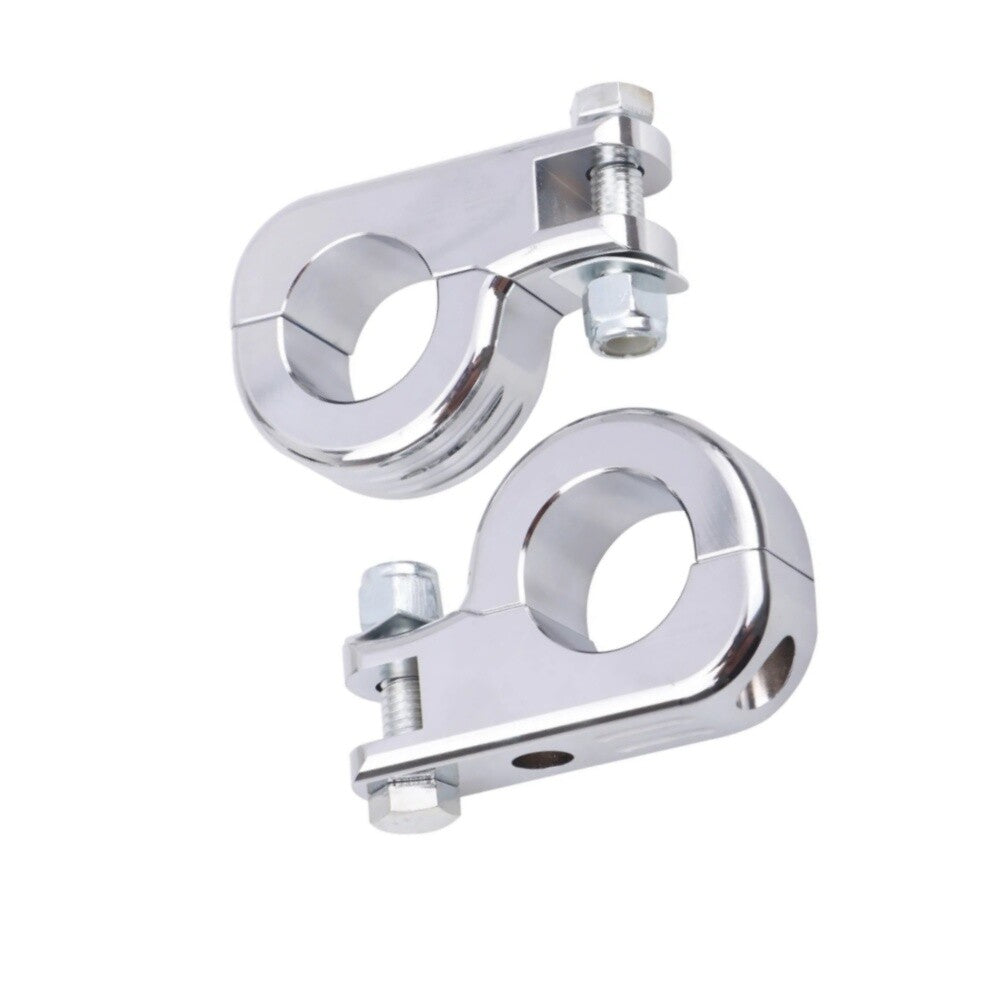 Motorcycle 32mm Engine Crash Bar Highway Foot Peg Mount Clamp Bracket For Dyna