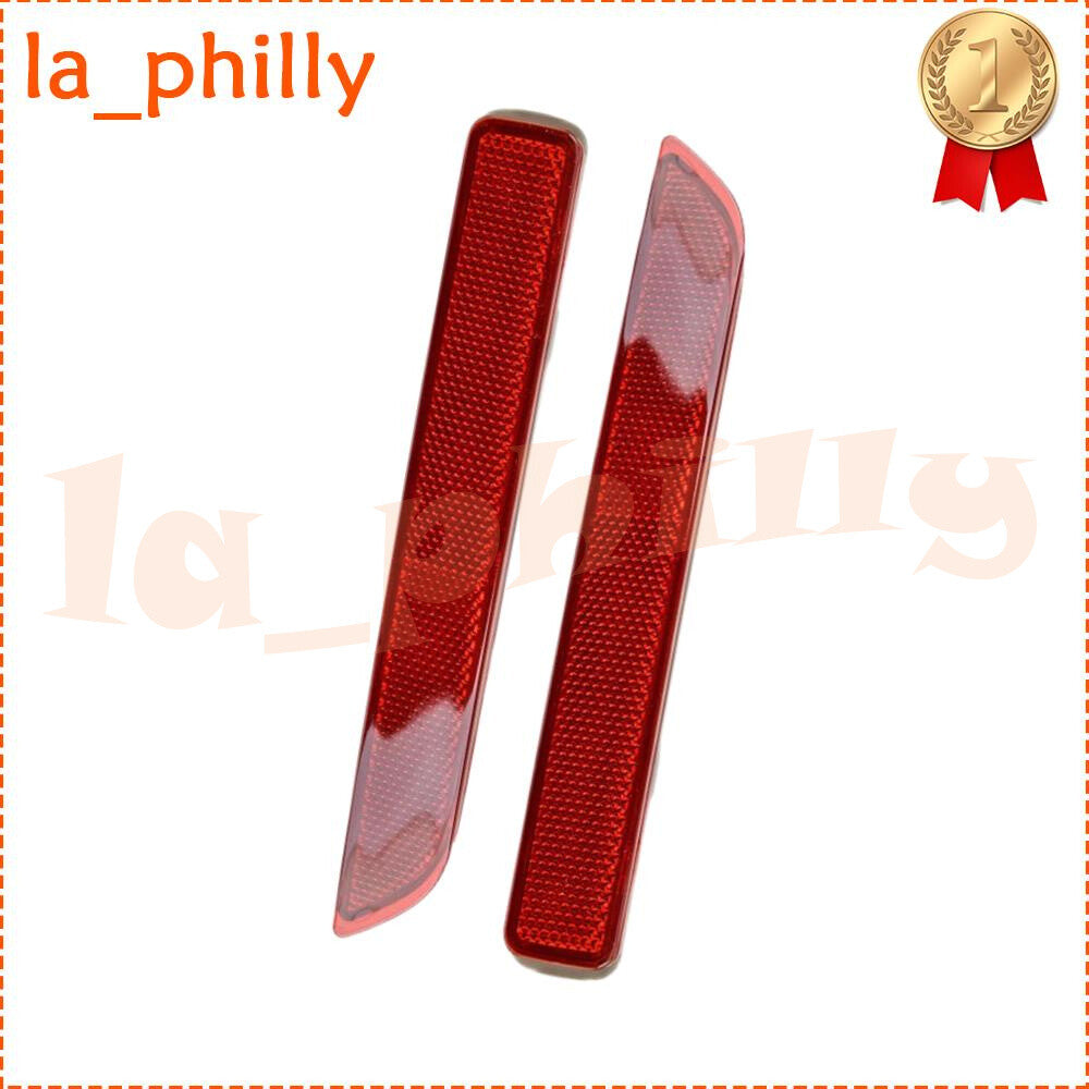 2pcs Fits for Nissan Leaf Murano Sentra 2018-2022 Rear LHRH Bumper Reflector