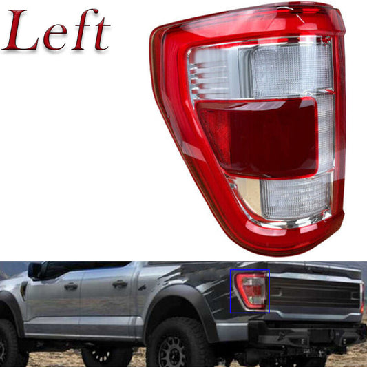 Left LED Tail Light Lamp w/ Blind Spot Driver Side for Ford F-150 F150 2021-2023