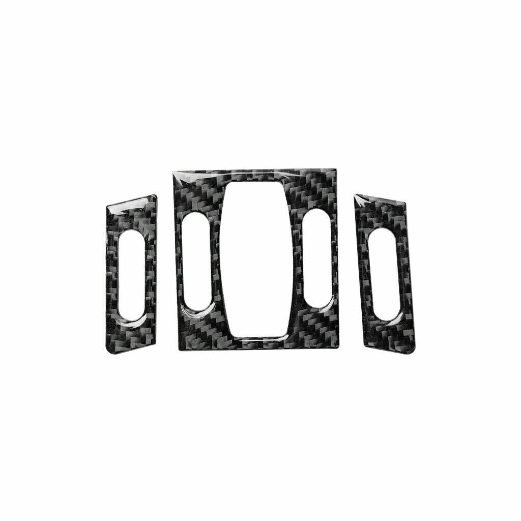 Carbon Fiber Interior Air Outlet Cover Trim Fit for BMW 5 Series E60 2004-2010