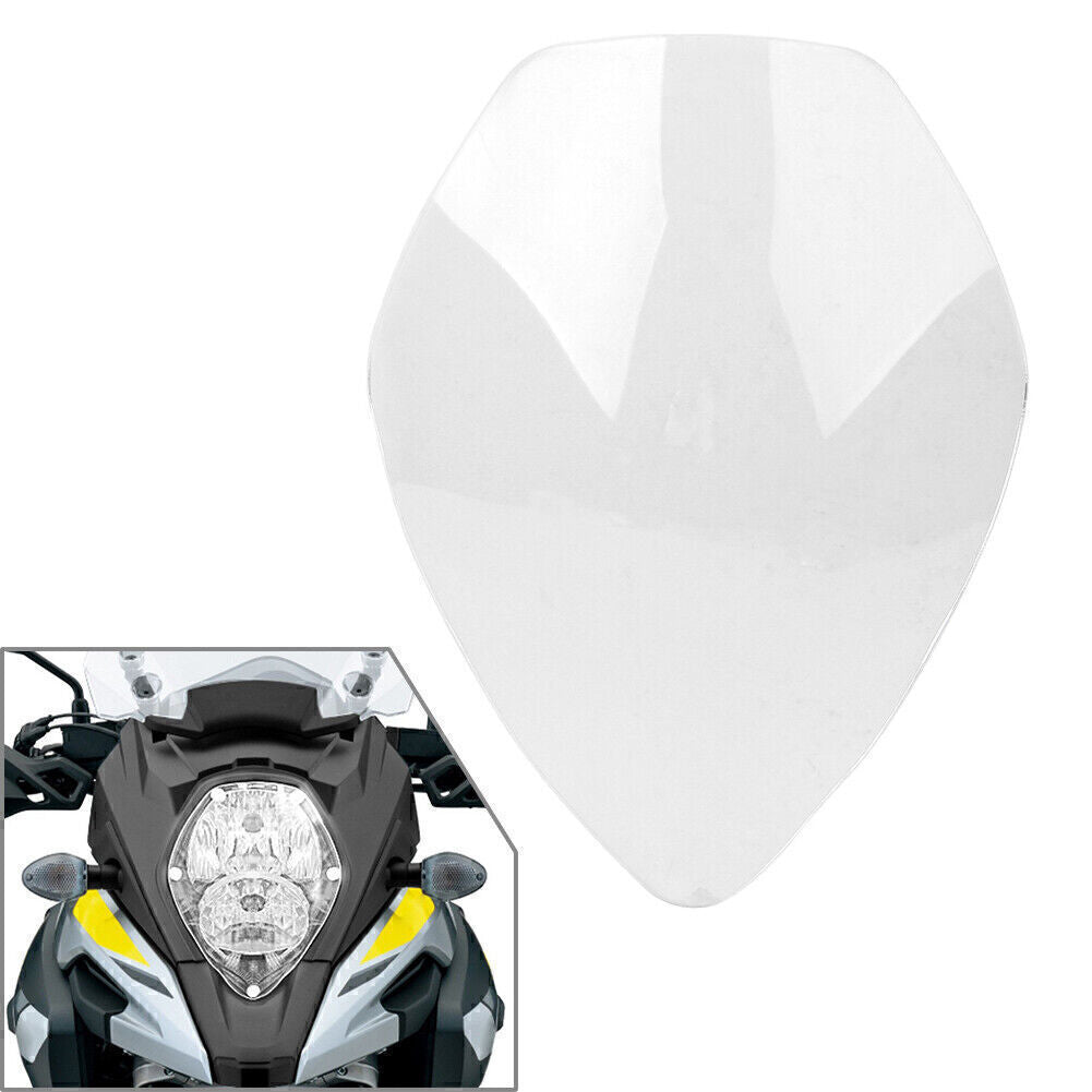 Clear Headlight Guard Shield Screen Lens for Suzuki V-Strom DL650/1000 2017-2019