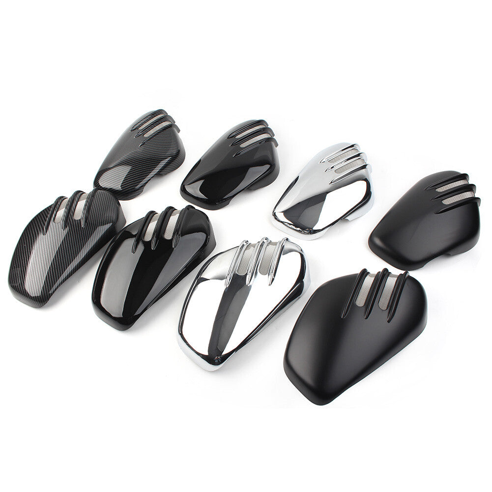 Chrome Side Panel Battery Cover Cap Left +Right for Bobber  Speedmaster 1200