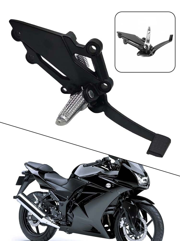 Foot Peg Bracket Brake Pedal Lever Assembly,For-EX 250R NINJA250,R 300