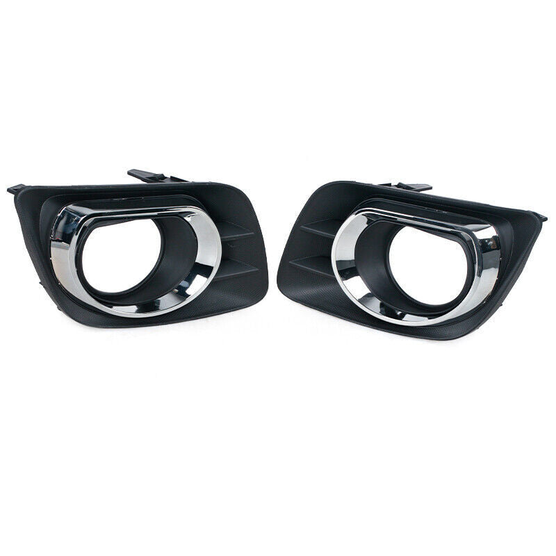 A pair of front bumper fog light cover trims for Pontiac Vibe 2009 2010 2011