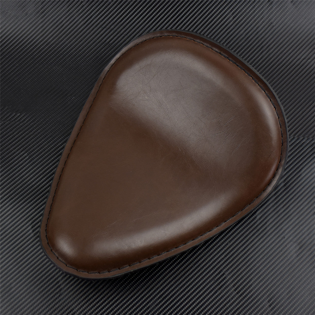 Brown Solo Driver for Seat + V Shape Mounting Fit for Harley for Yamaha Chopper Bobber