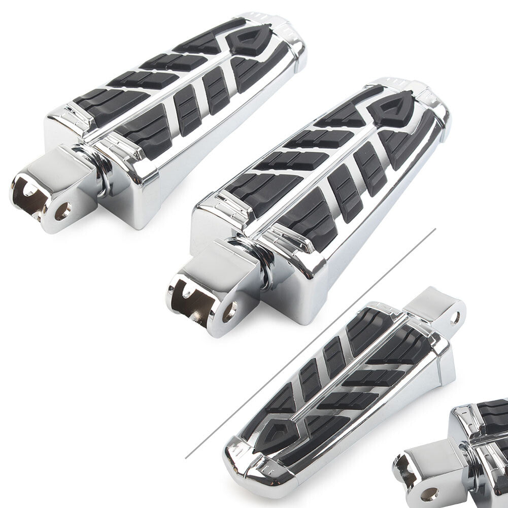 2x Foot Pegs Footrests Footpegs for Honda Shadow VT1100 Sabre VTX 1300C Chrome