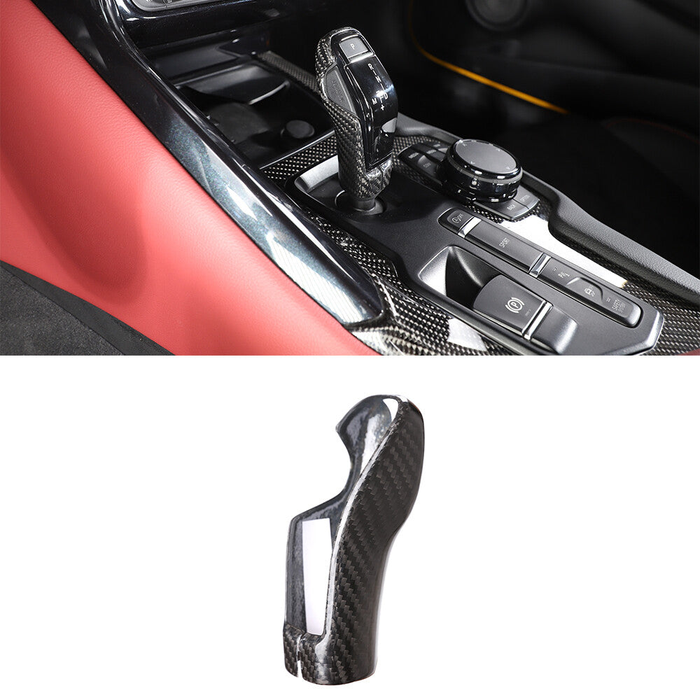 2-Piece Carbon Fiber ABS Front Fog Light Frame Covers for Fiat 500 (2011-2015)