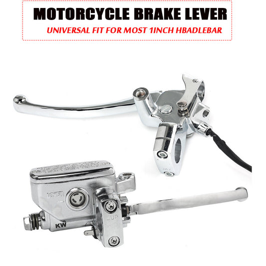 1-inch motorcycle handlebar hydraulic brake clutch lever master cylinder universal