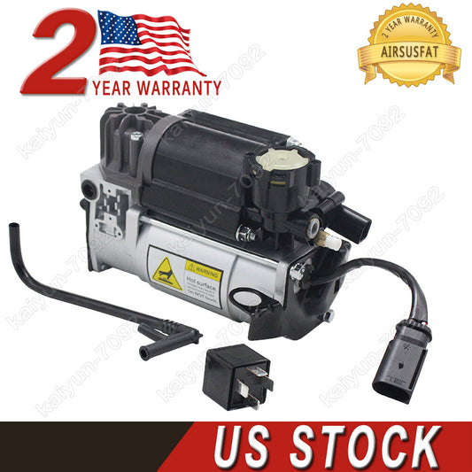 Air Suspension Compressor Pump W/Pipe Relay for Mercedes W220 W211 W219 Airmatic