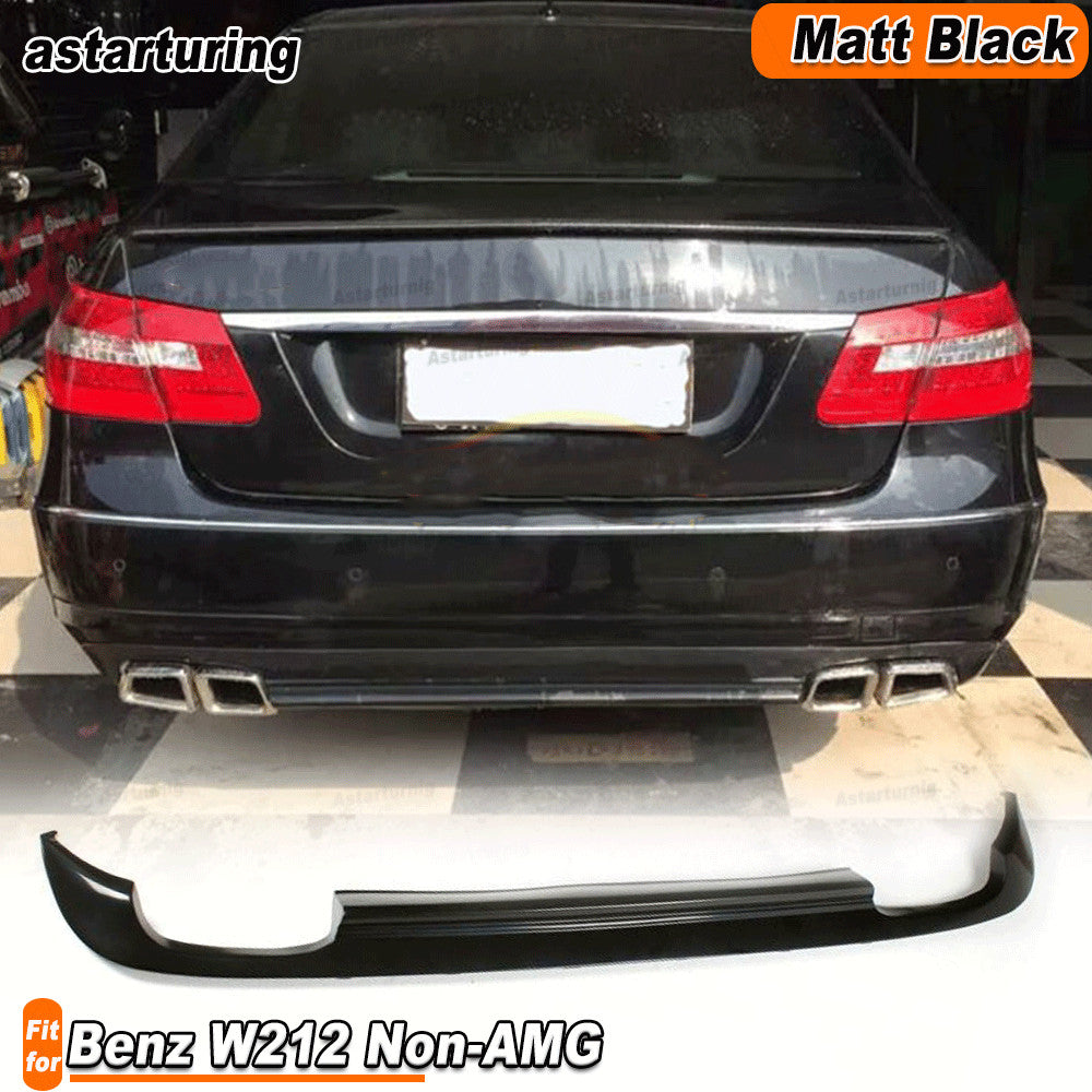 Rear Diffuser Bumper Lip Spoiler Guard Fit for Mercedes-Benz W212 Non- 10-13