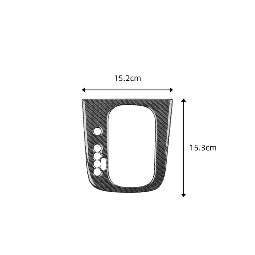 Carbon Fiber Automatic Gear Shift Cover Trim for Volkswagen for Jetta Sedan 2011-14