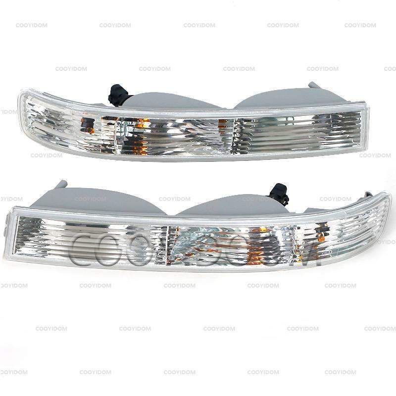 Pair for Chevy for GMC Van 1500 2500 2003-2019 Front Parking Lights Turn Signal lamp