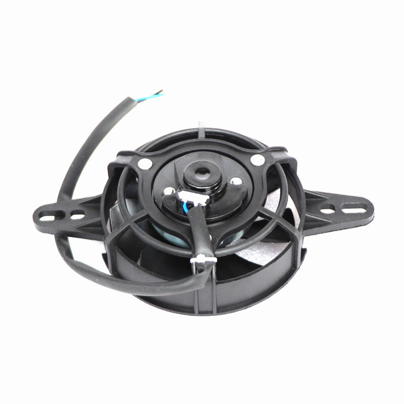 Motorcycle Electric Cooling Round Fan 120mm ATV Quad Oil Cooler Water Radiator