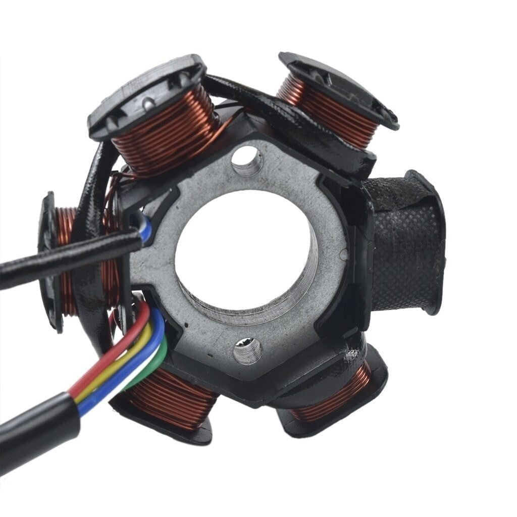 CDI Box 6 Coil Magnetic Stator Ignition Coil Suitable for 125cc and 150cc Go-karts, Scooters, and All-Terrain Vehicles