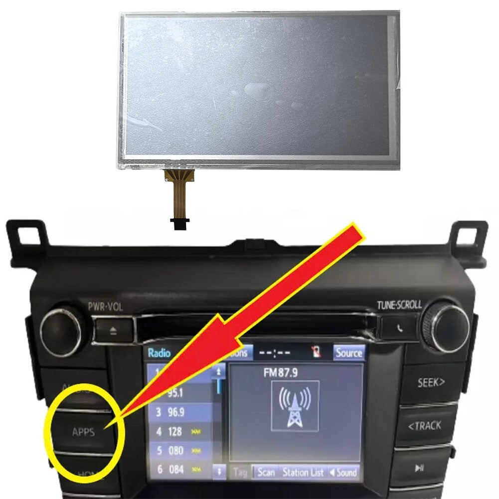 6.1 Touch LCD FOR APPS FOR GPS RADIO for Toyota For RAV4 2014-18 C061VTN01