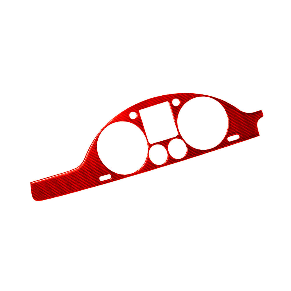 Red Carbon Fiber Speedmeter Panel Trim Cover for Volkswagen for Passat 2006-2011