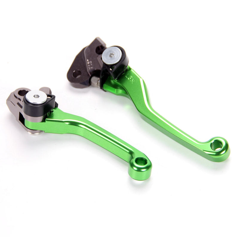 for Kawasaki KX 250F 450F 2006-2012,Green dirtbike Brake Clutch Levers