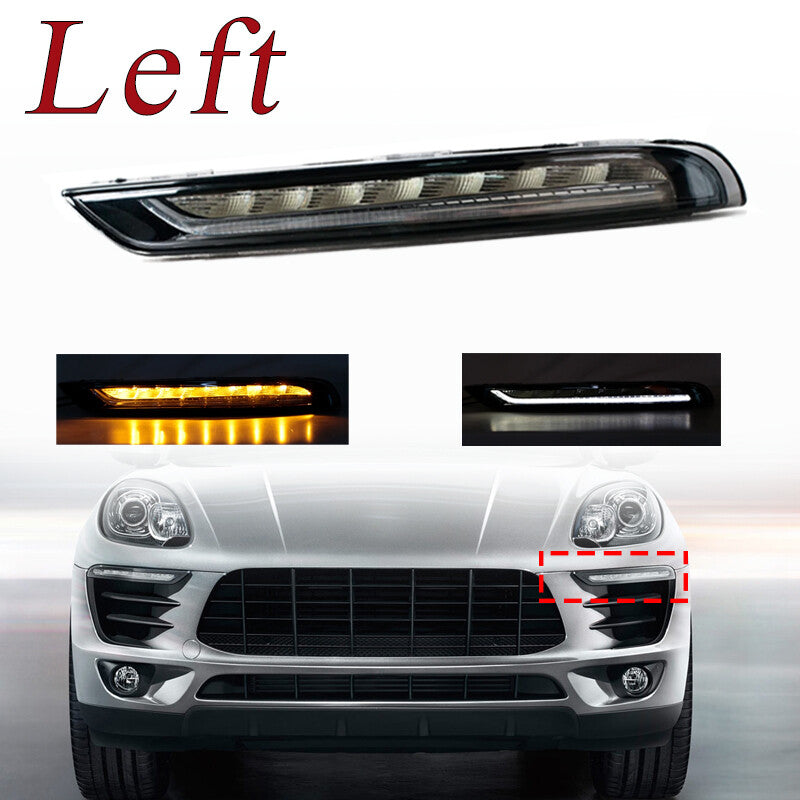 for Porsche Macan 95B Base S Turbo GTS SUV 2014-2018 Left LED Daytime Run Light
