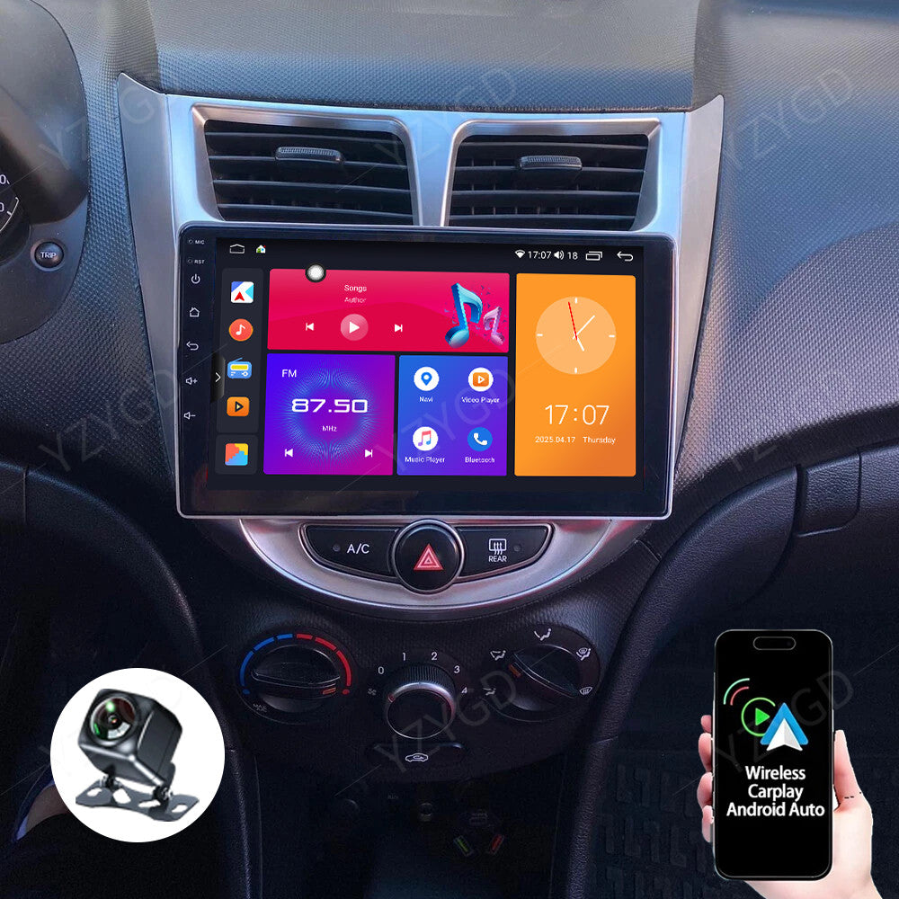 Apple CarPlay for Hyundai Accent 2012-2017 Car Radio GPS Navi Multimedia Screen