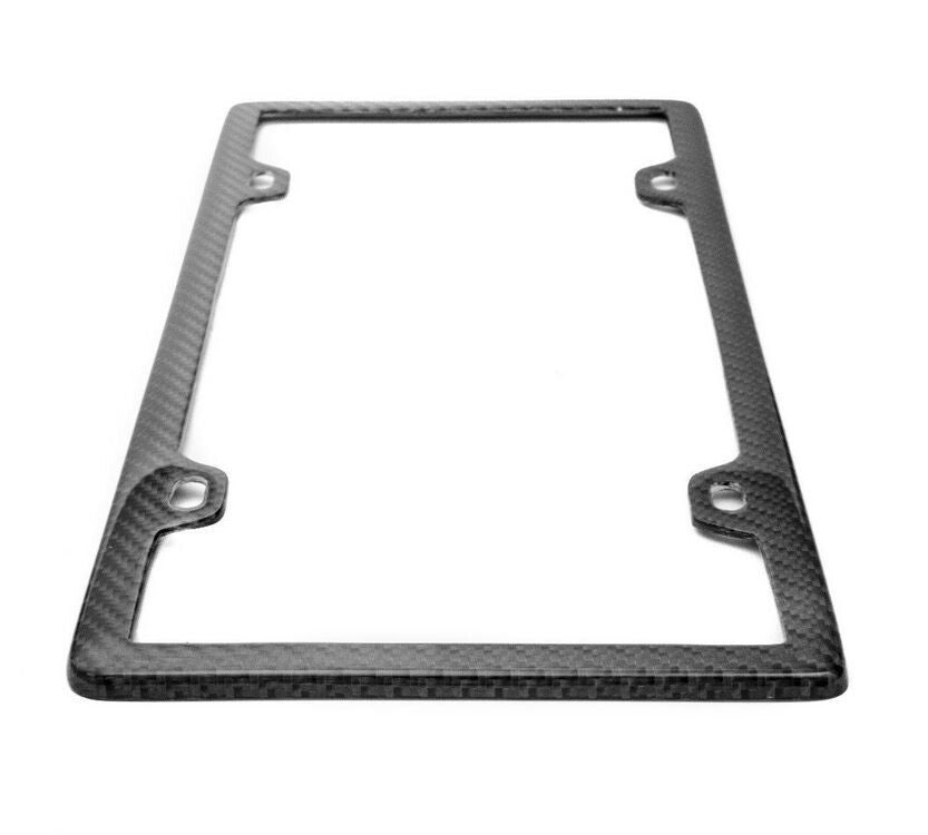 Car license plate frame cover, rear trunk boot, carbon fiber, suitable for Porsche .