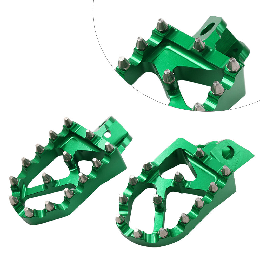 CNC MX Foot Pegs Pedal Rest Footpeg for Kawasaki KX100 KX65 Fit for Suzuki RM 100 65