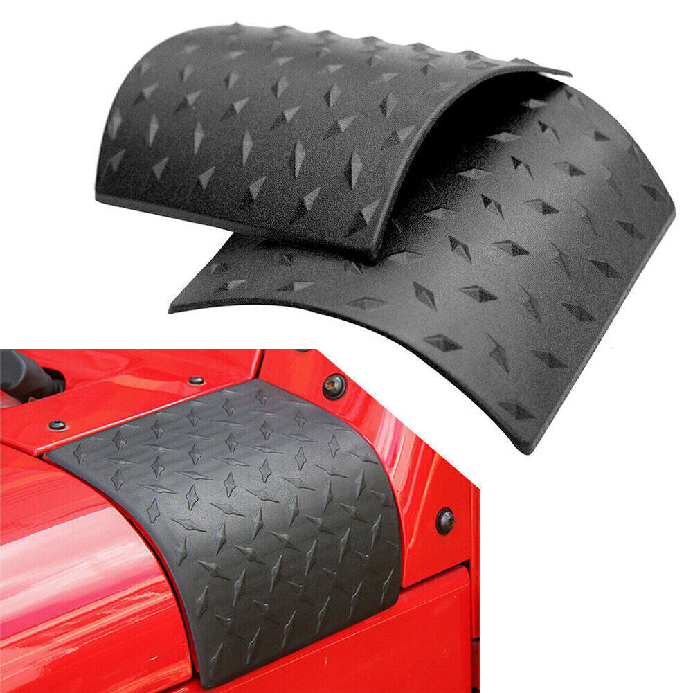 2x Cowl Body Armor Cover Sport Exterior Accessories for Jeep for Wrangler JK 2007-17