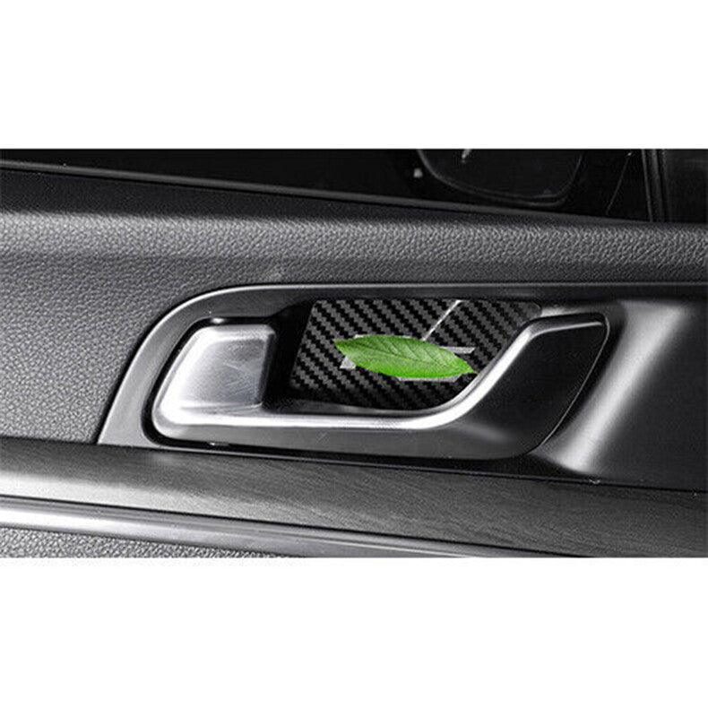 for Kia K5 2021-2023 Carbon Fiber Inner Door Handle Bowl Decor Sticker trim 4x