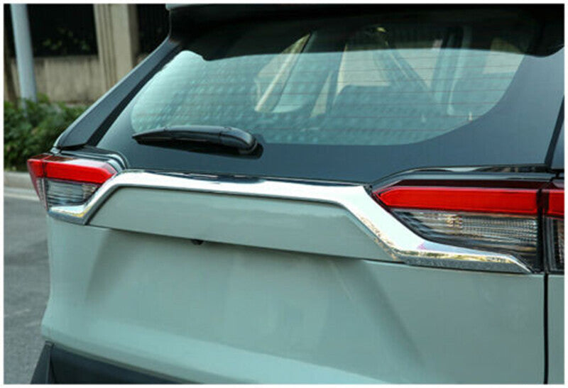 for Toyota RAV4 2019-2022 Chrome Rear Door Trunk Tailgate Upper Curve Strip Trim
