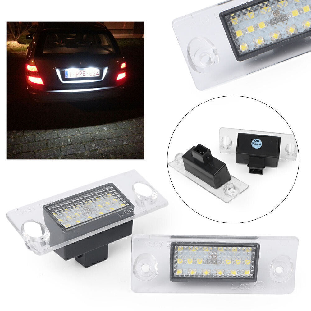 Fit for Audi for A4 B5 1995-2001 Canbus LED Rear License Plate Lights Tail Lamp