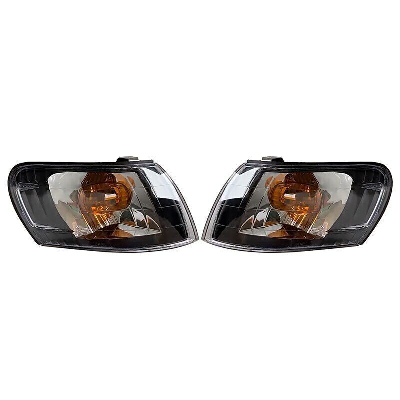 2PC Black Front Corner Lamp Lens For 1993-1997 for Toyota for Corolla AE100 E100 AE101