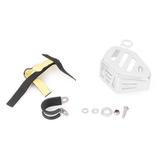 Front Brake Reservoir Guard Cover Protector for BMW R1200GS ADV 2013-2017 Silver