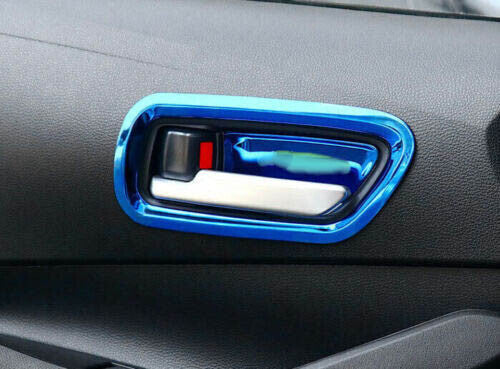 Interior Handle Lock Cover Trim Blue Titanium for Toyota for Corolla 2020-2023