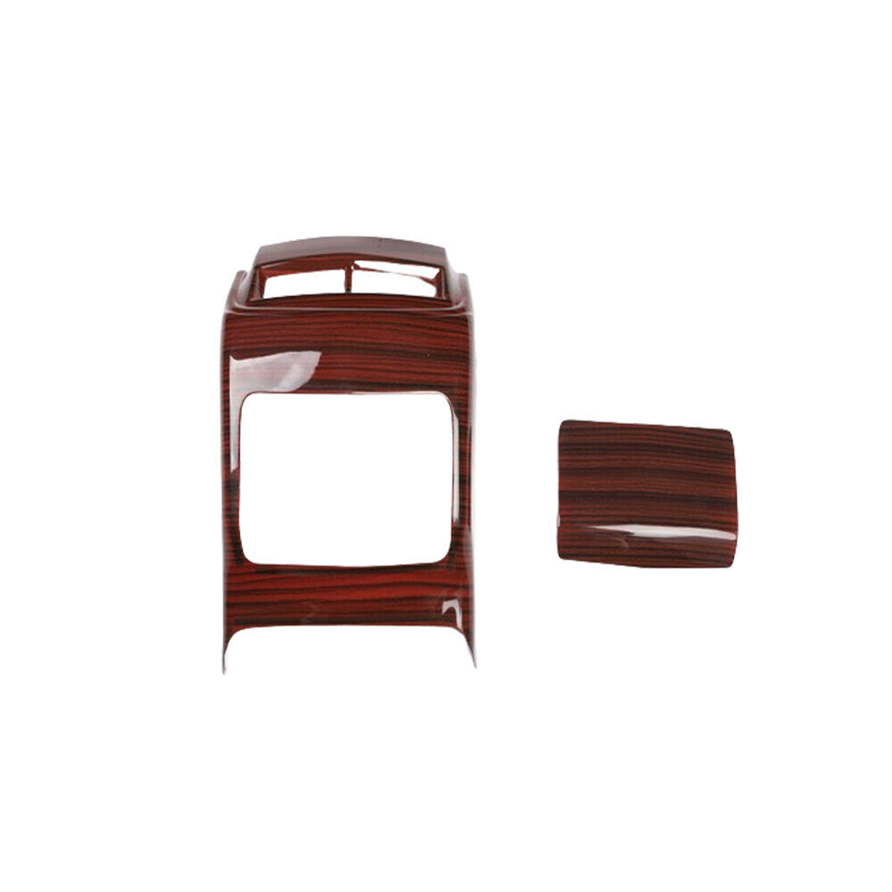 for Cadillac XTS 2013-17 Red Wood Grain Rear Air Outlet Protective Panel Trim 2P