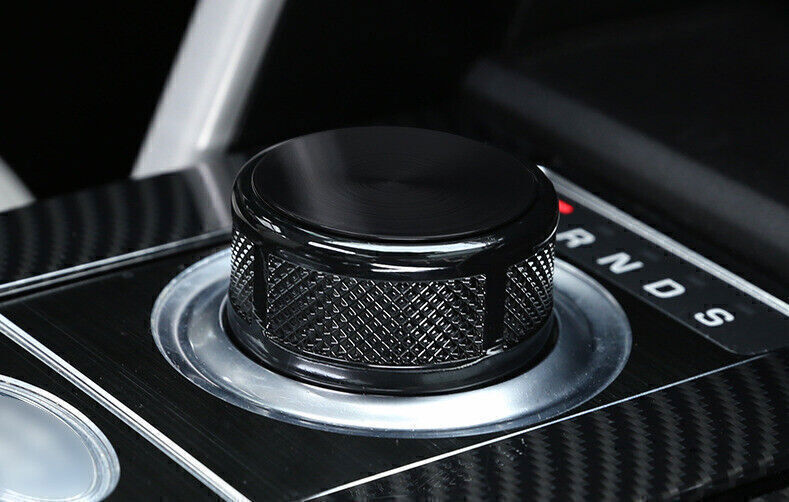 for Range Rover Velar 2018-20 Black Alloy Center Console Gear Shift Knob Ring 1X