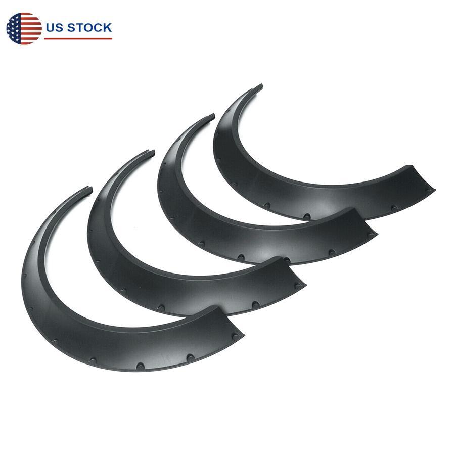 4-Piece 800mm Car SUV Mudguard Flare Extra Wide Body Arch Body Kit Flexible
