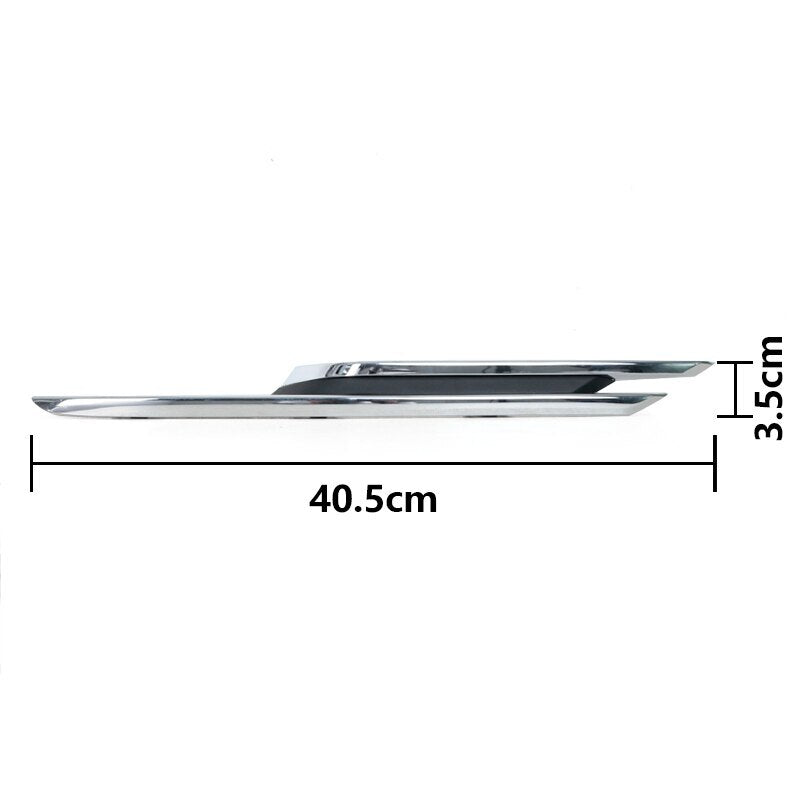 Fog light cover trim with molded chrome grille suitable for BMW 3 Series 328i 335i 2011-2015