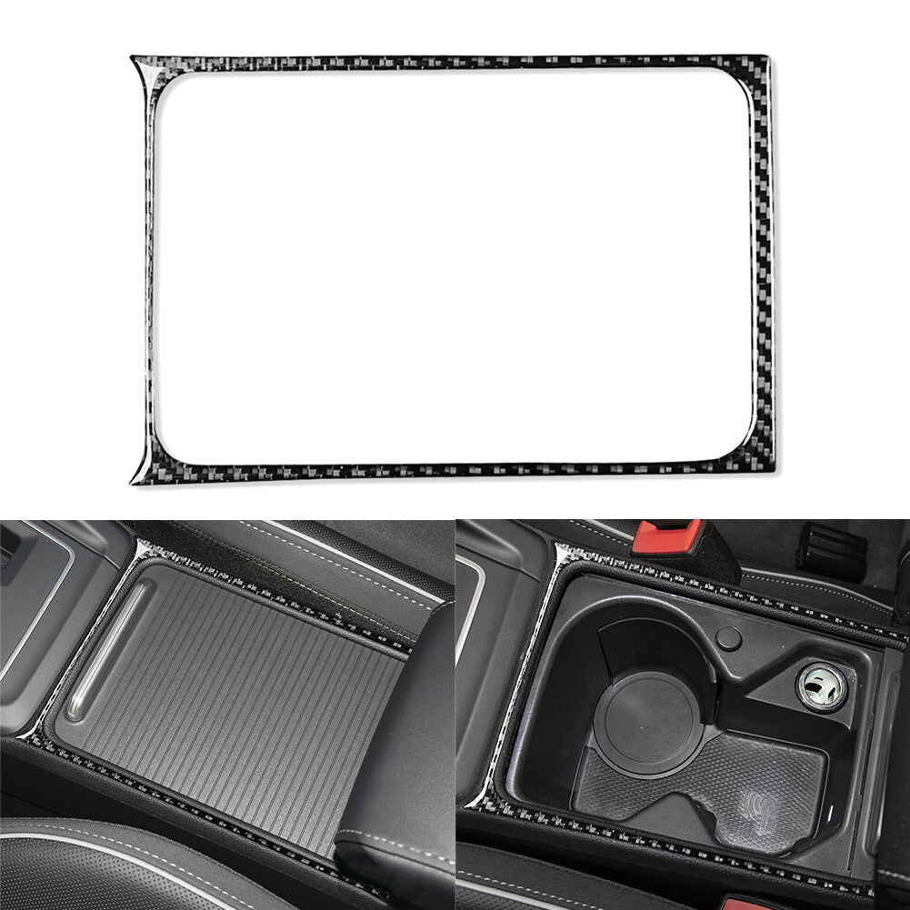 Mitte Wasser Cup Halter Rahmen Trim f¨¹r for Volkswagen for Golf 8 MK8 2021-2023 Schwarz