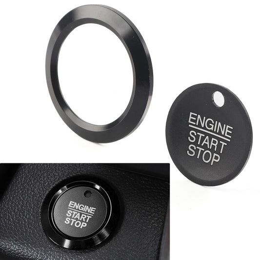 for Ford F150 2015-2020 Engine Start Stop Switch Button Cover Trim Black