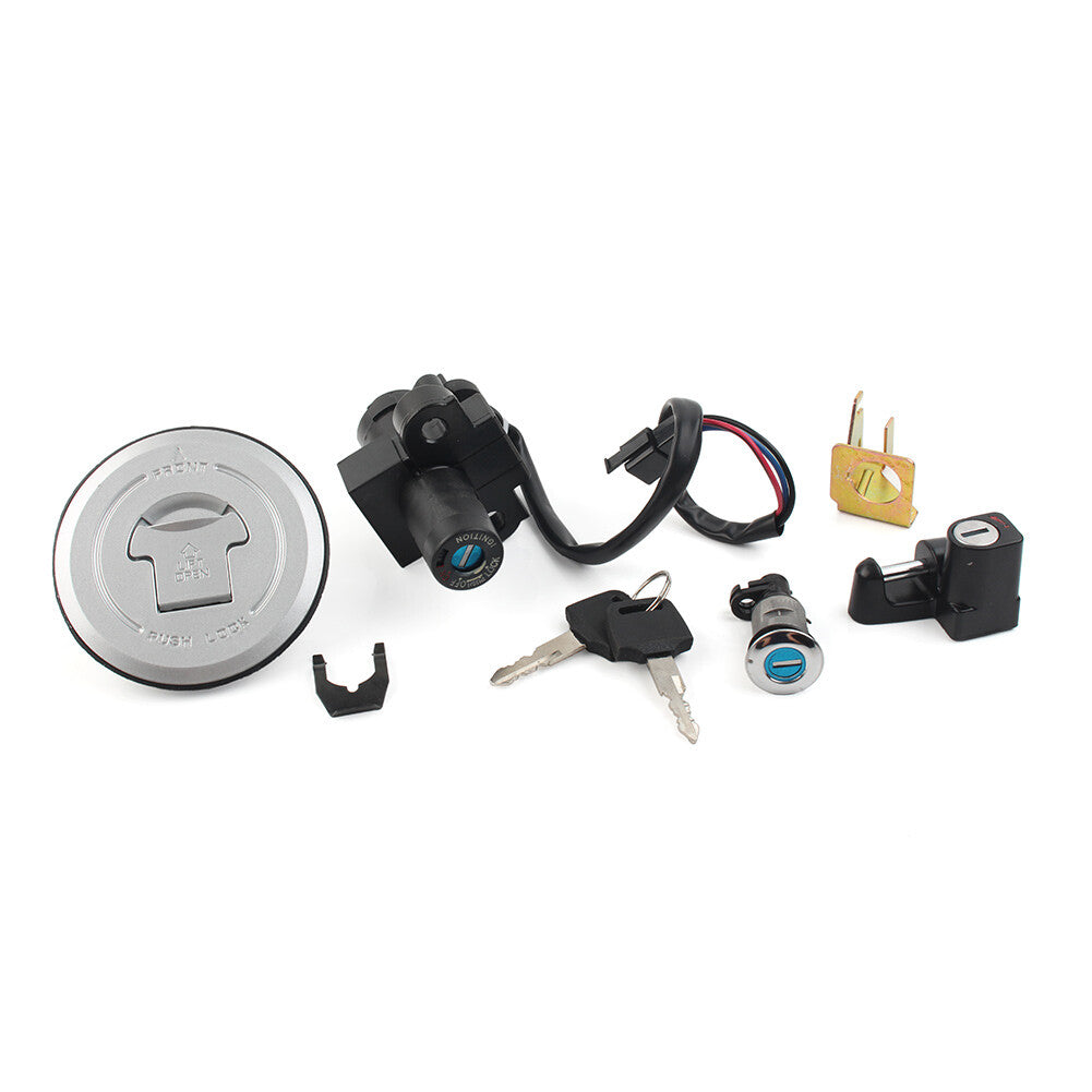 Fit for Honda CBR250 Hornet 250 98-02 Fuel Gas Tank Cap Ignition Switch Lock Key Set